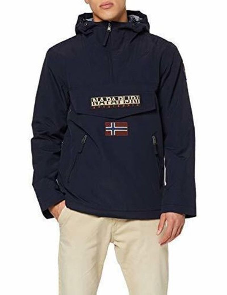 Moda Napapijri Rainforest Pocket, Chaqueta para Hombre, Azul