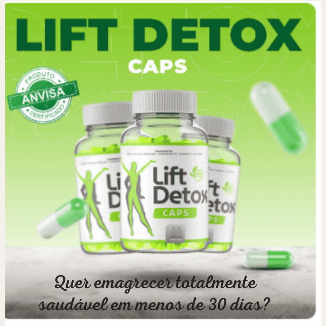 Moda Cápsulas Detox. Totalmente saudáveis. 