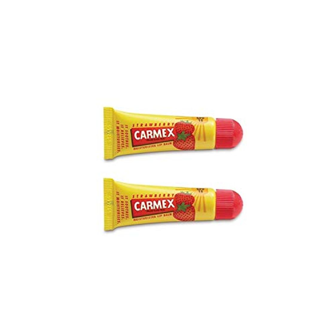 Producto Carmex Lip Balm Original, Cereza o Fresa - Paquete de 2