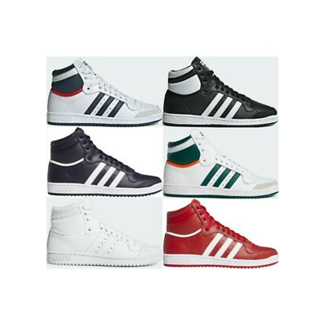 Moda adidas top ten hi !! 