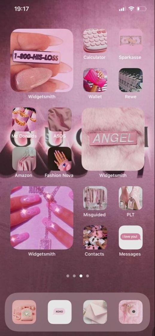 Moda pink screen 