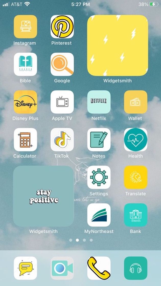 Moda asthetic home screen 