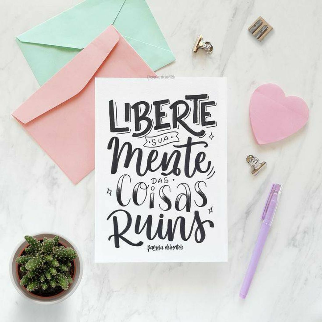 Moda liberte sua mente das coisas ruins