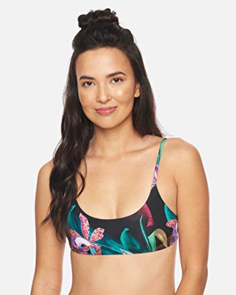 Fashion Hurley W Orchid Snack Scoop Surf Top Partes De Arriba Bikini, Mujer,