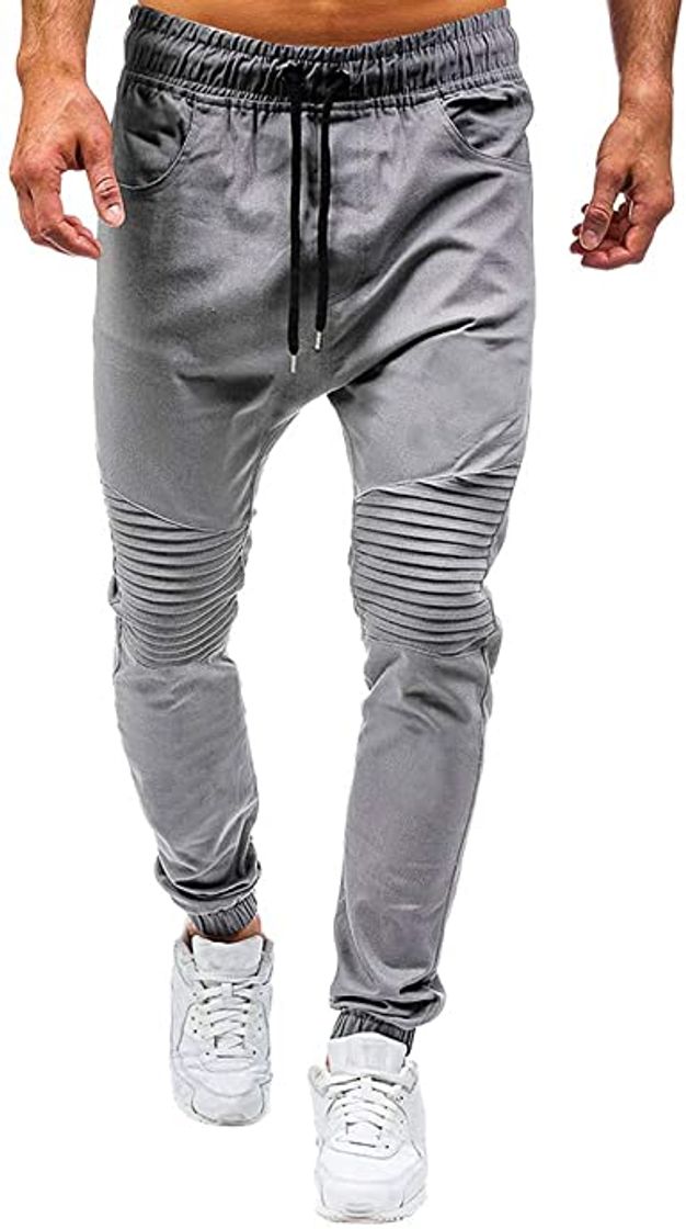 Producto FGFD Pantalones de Hombre Jogger Deportivos Pantalón Cargo Casuales Chino de Algodón