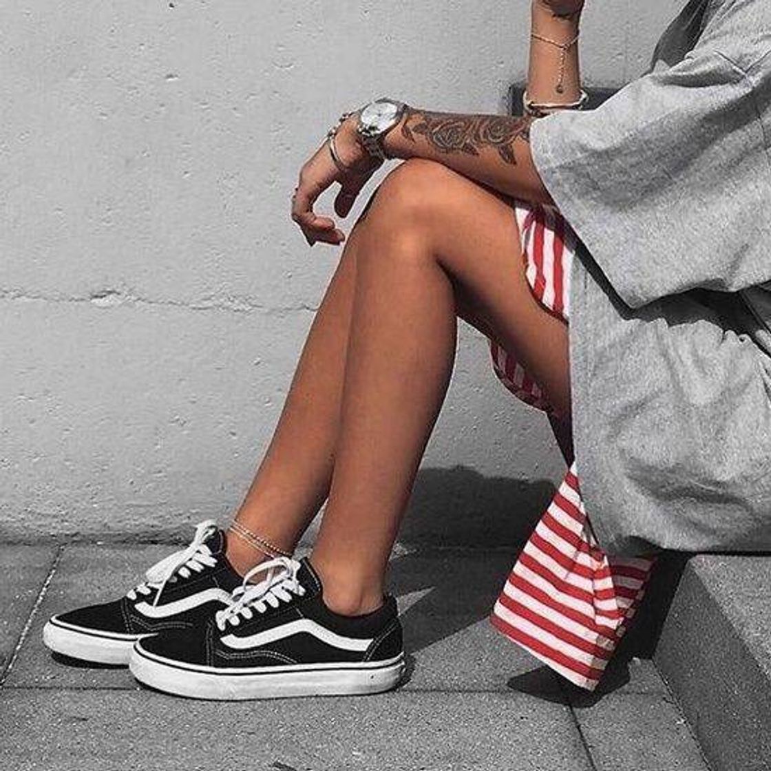 Fashion Vans Old Skool  Preto