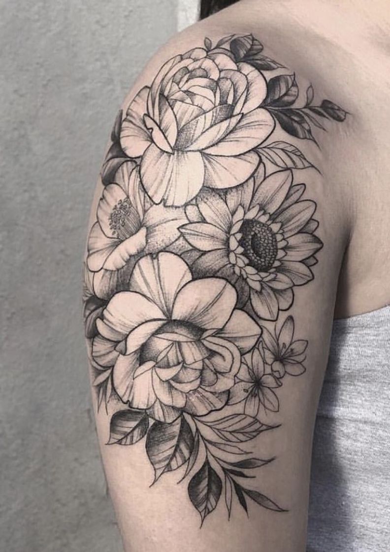 Fashion tatto floral 🌹 