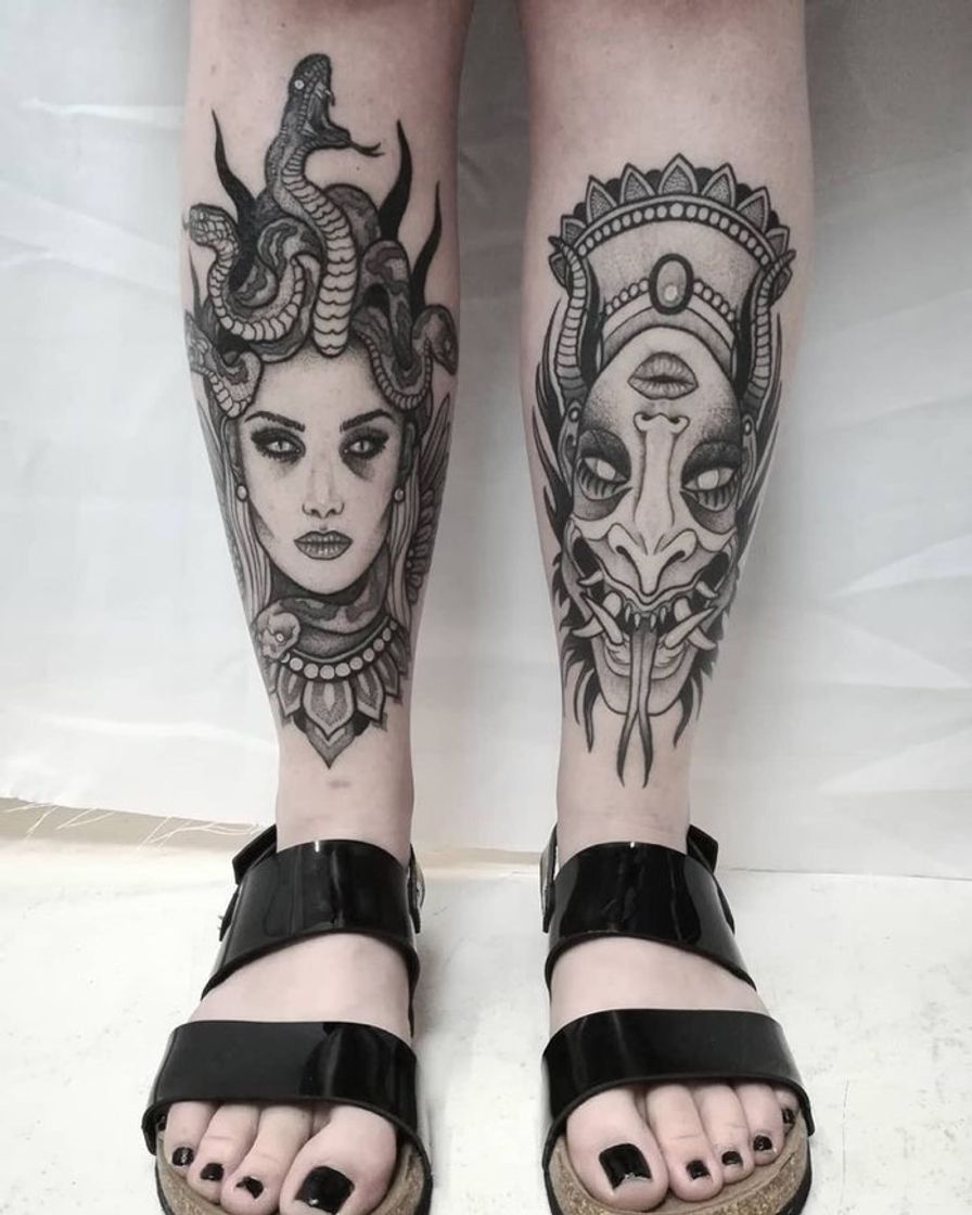 Fashion tatto medusa 🐍 