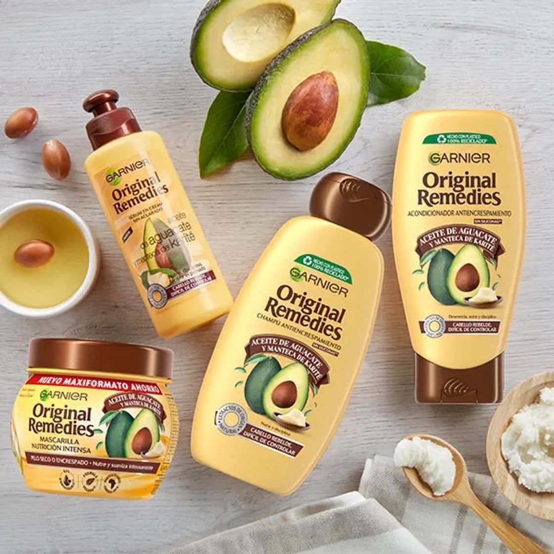 Producto OriginalRemedies Aguacate y MantecaKarité antiencrespamiento