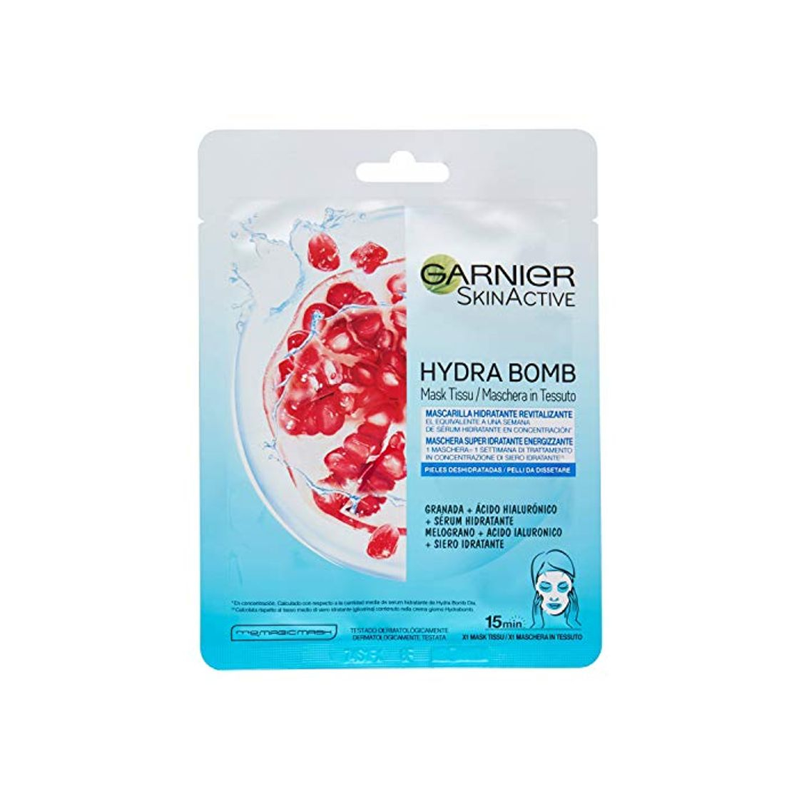 Social Mascarilla Energizante HydraBomb, de Garnier Skin Active