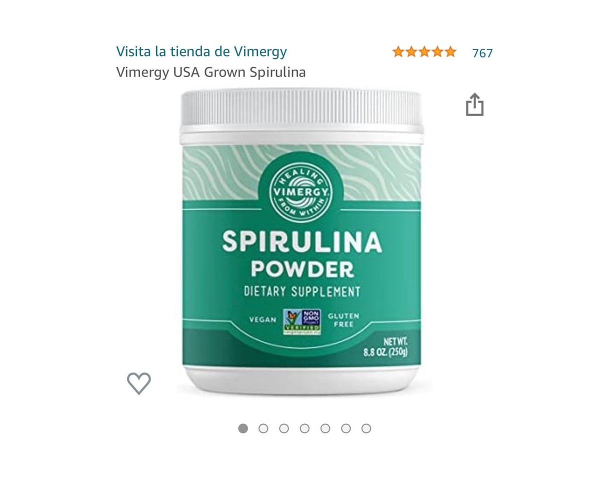 Producto Espirulina Organica