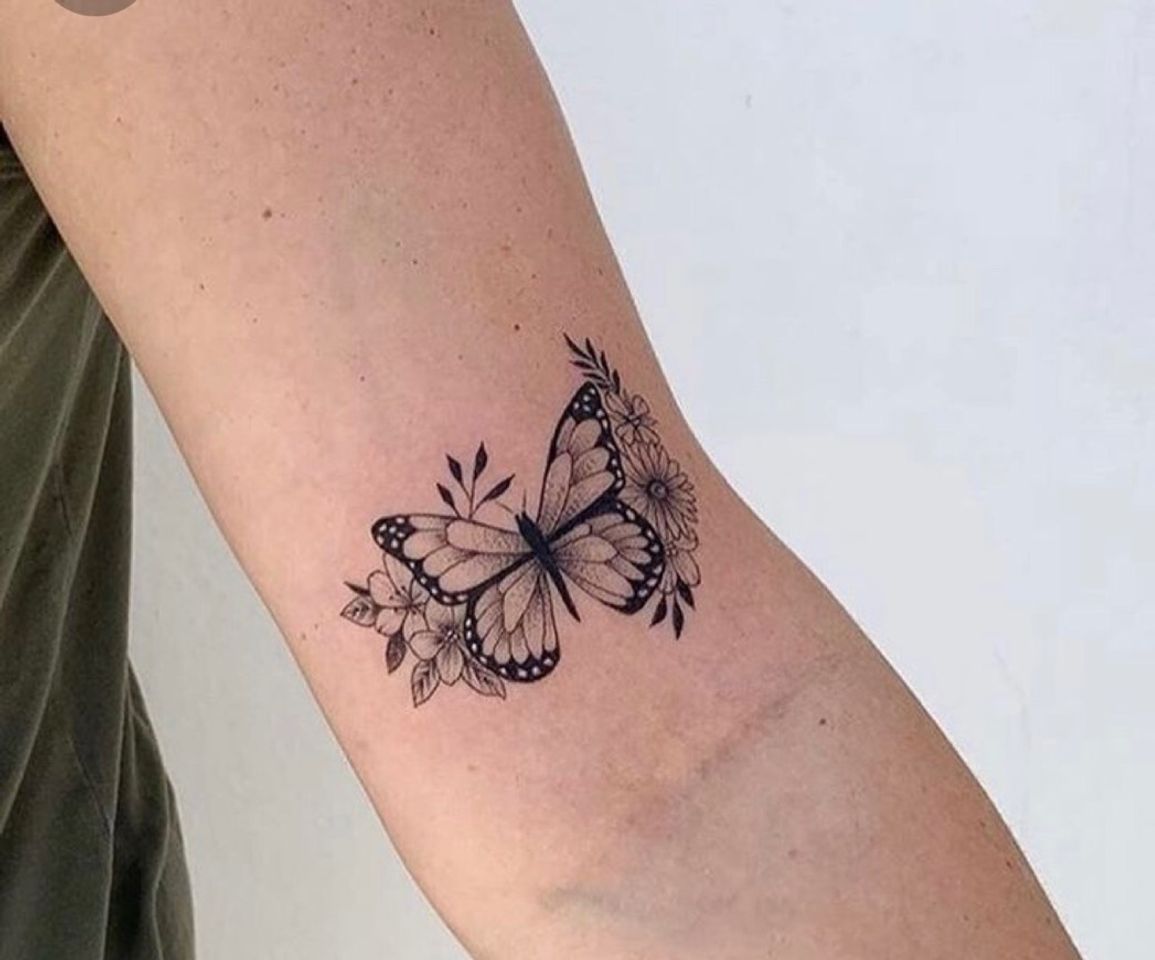 Fashion Tatuagem de borboleta