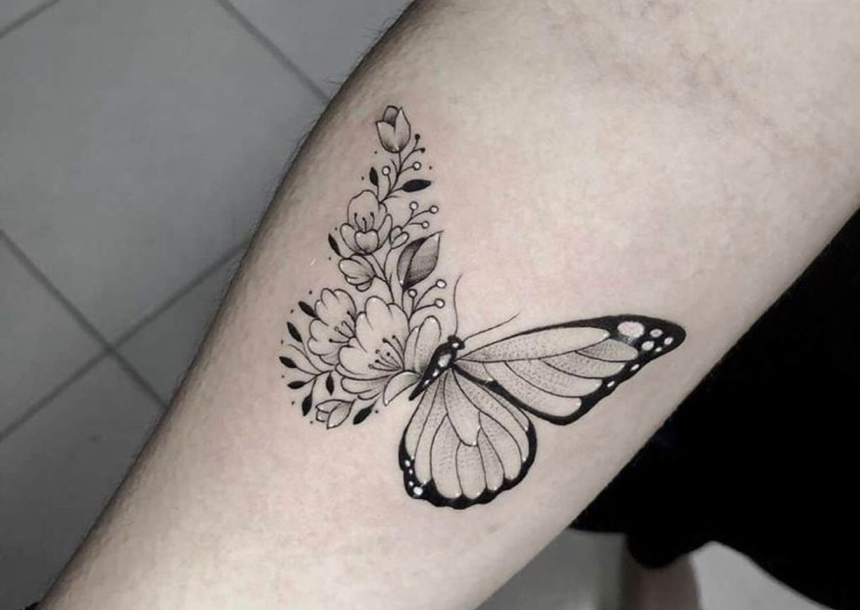 Fashion Tatuagem de borboleta