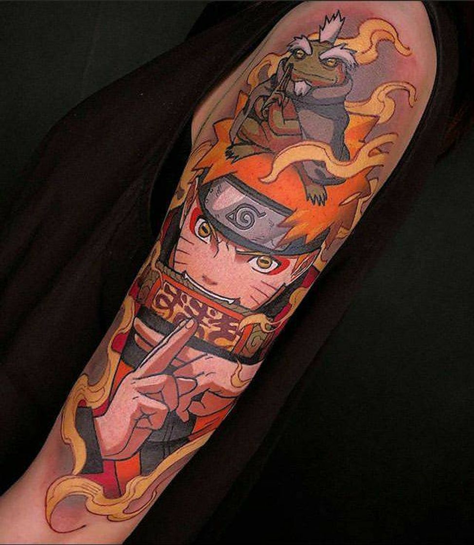 Moda Tatuagem Naruto Uzumaki