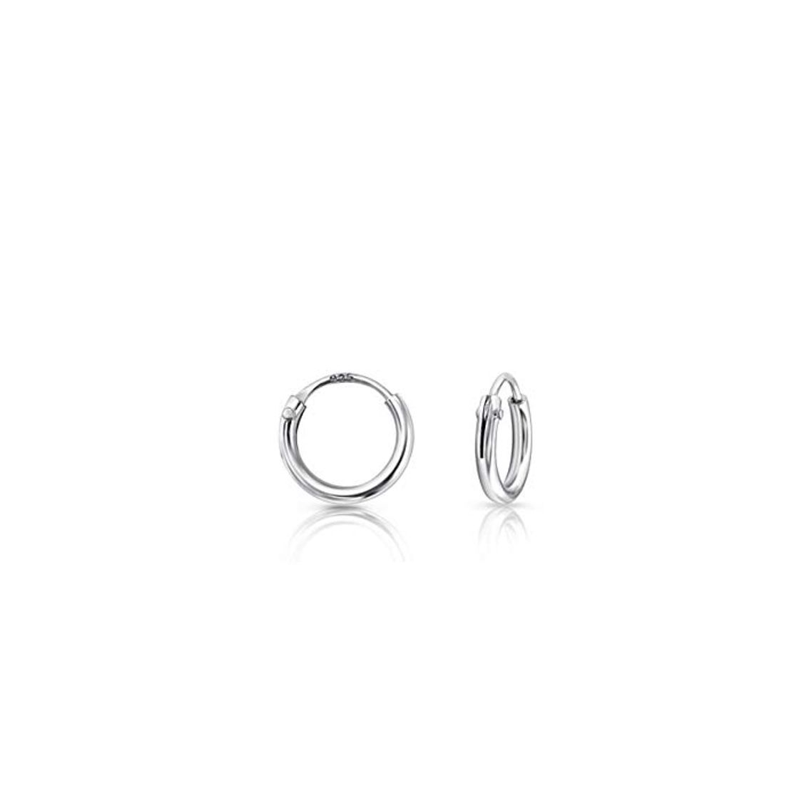 Moda DTP Silver Pendientes de Aro