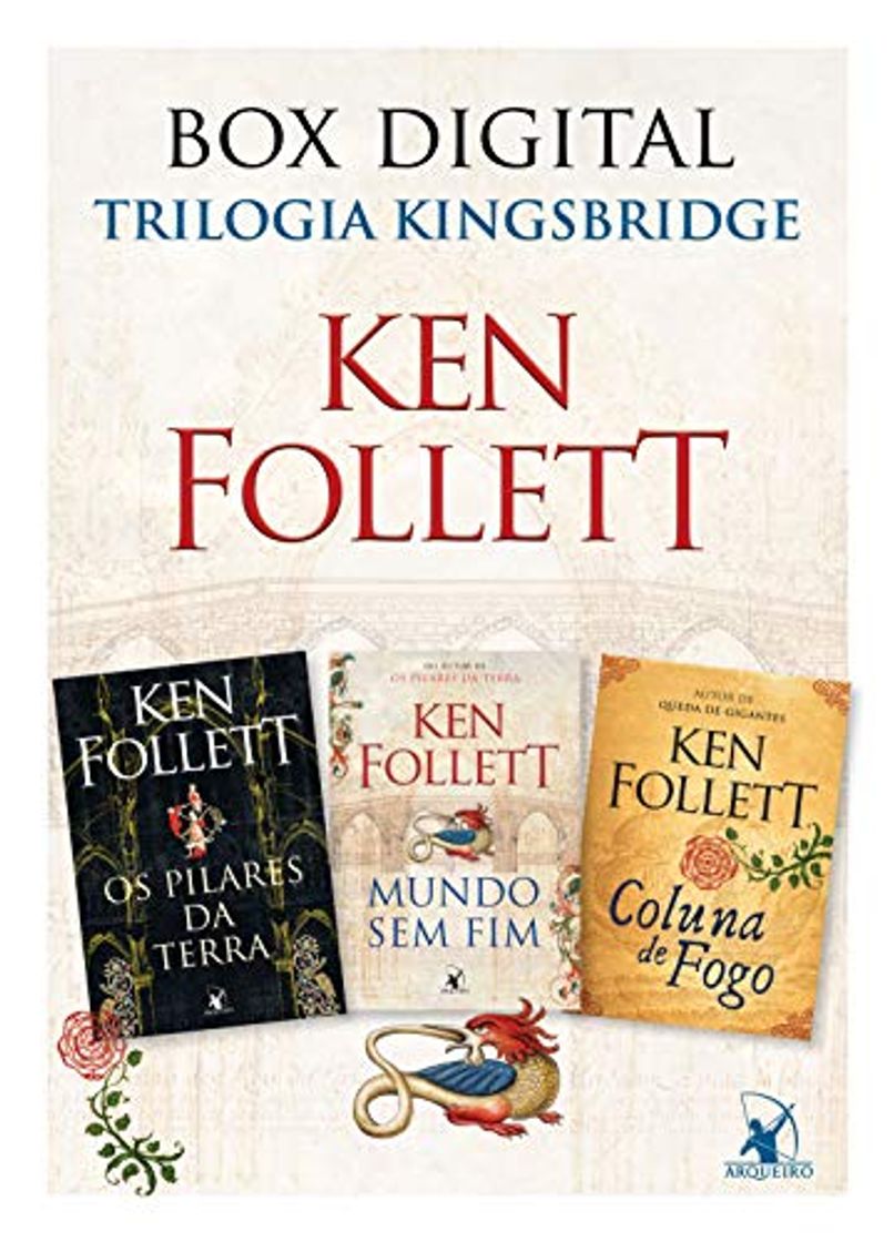 Book Box Trilogia Kingsbridge: Os pilares da Terra • Mundo sem fim •