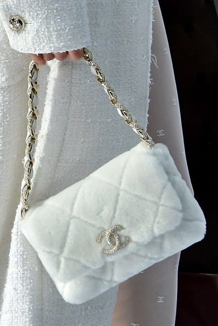 Social bolsa branca chanel