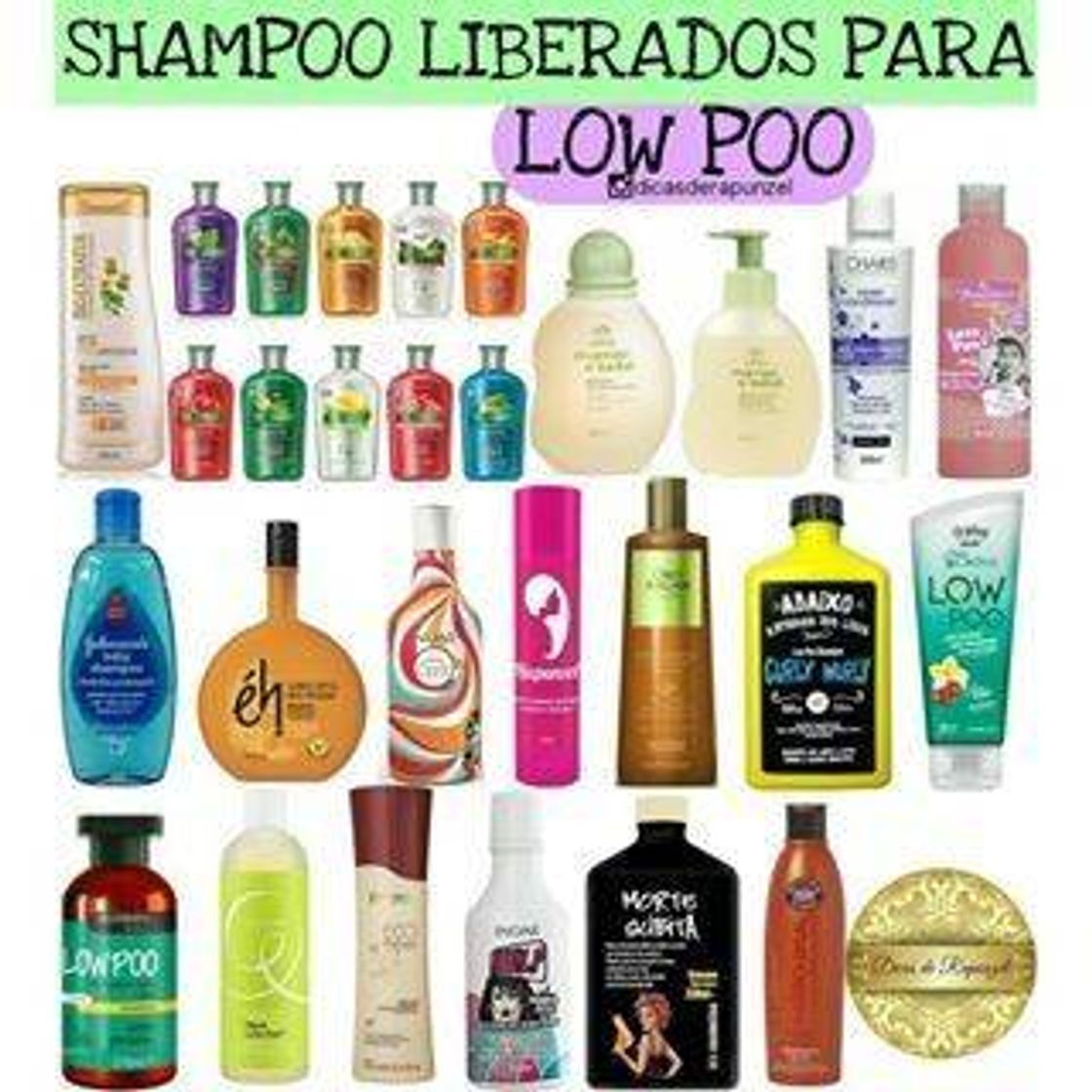 Moda Produtos Rotina Low Poo