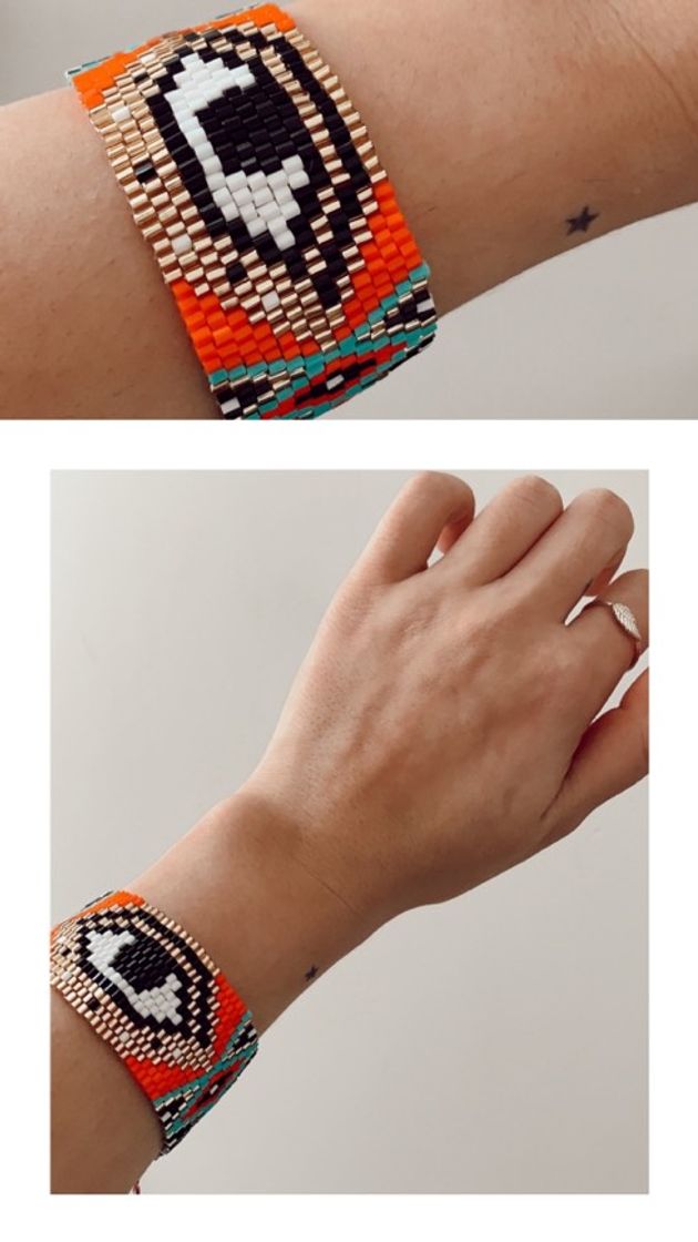 Fashion Brazalete cuentas de colores