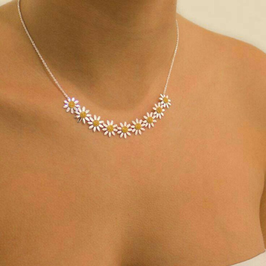 Fashion 🔸Colar com flores