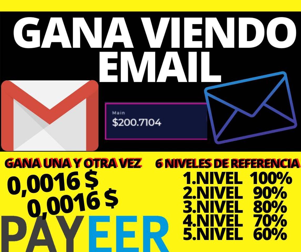 Social GANA COMISIONES DE 1$ POR REFERIDOS SOLO POR LEER CORREOS.😱