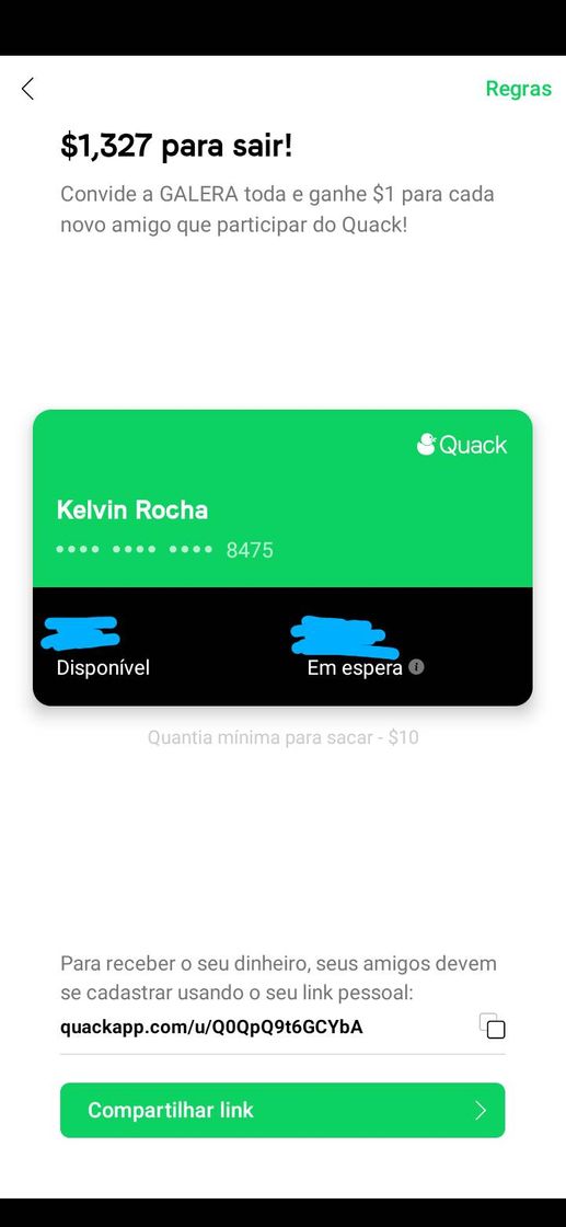 App App Quack Pagando 50reais
