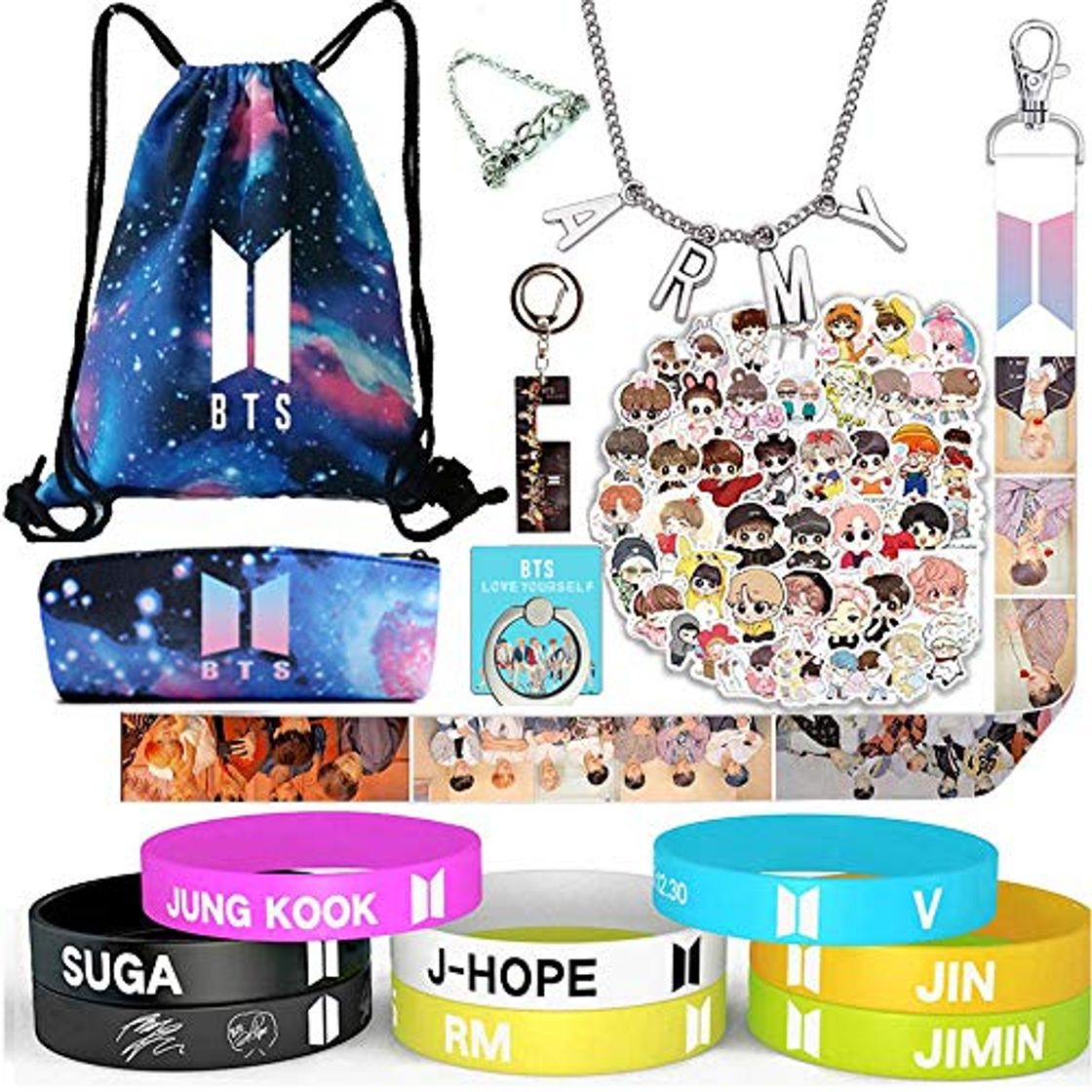 Fashion Kpop - Tarjeta de regalo para niños de Bangtan con diseño de