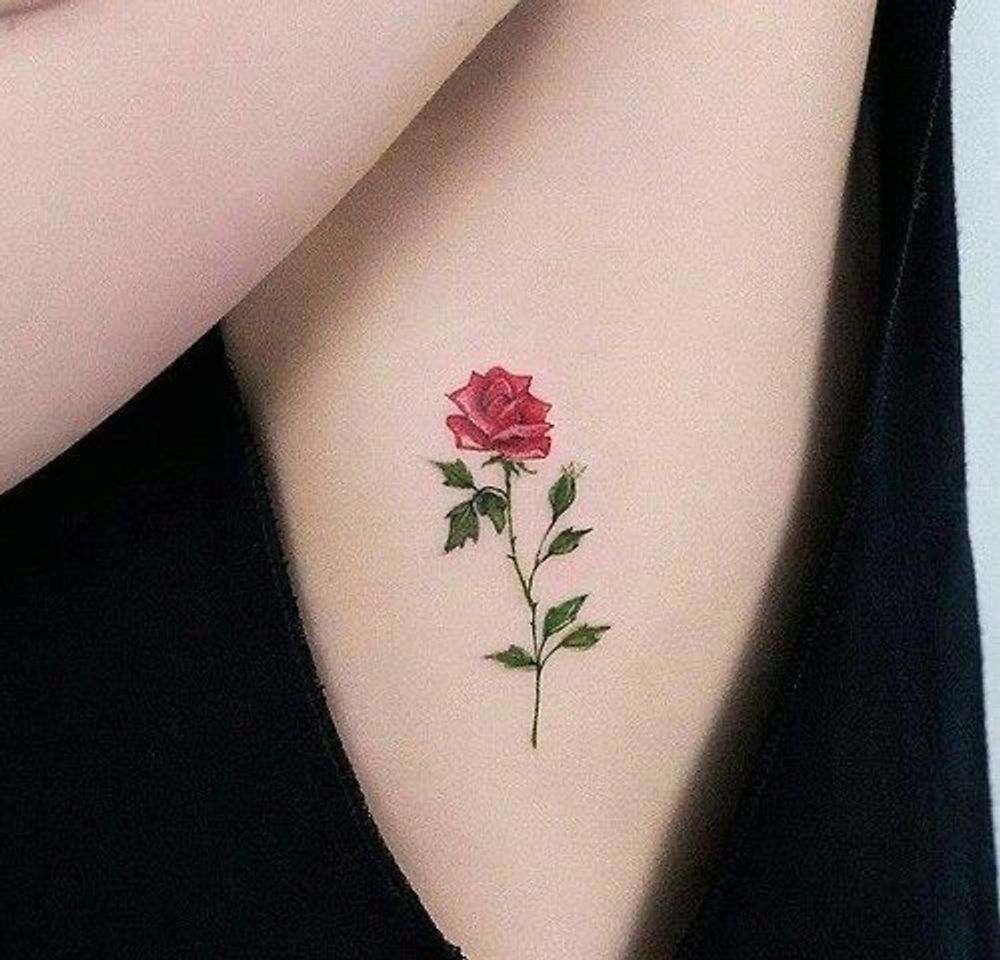 Moda Tatuagem de Rosa