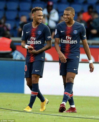 Papel de parede Mbappé e Neymar 