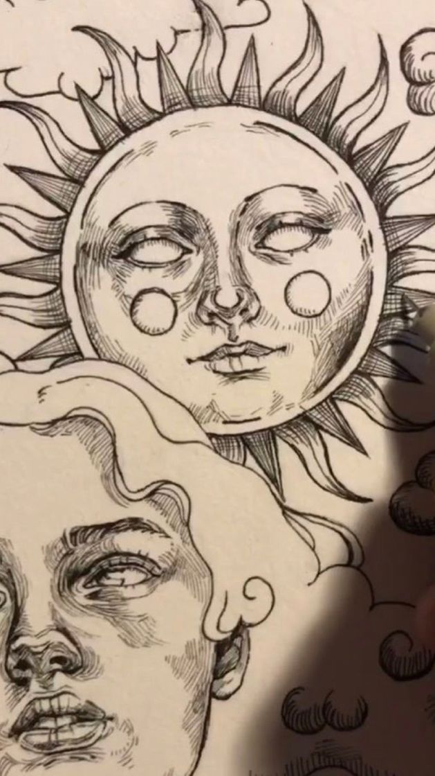 Fashion desenho com sol grego sombreado e preciso 