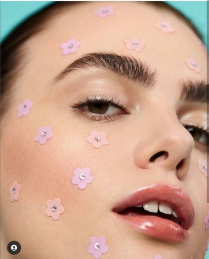 Flower power acne patches