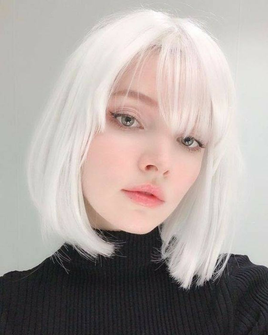 Moda Cabelo Curto Platinado