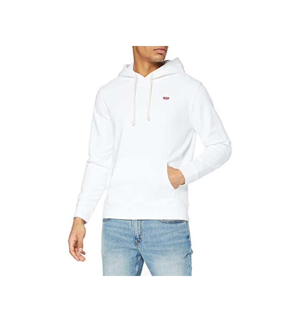 Fashion Levi's Hoodie Sudadera con Capucha, White