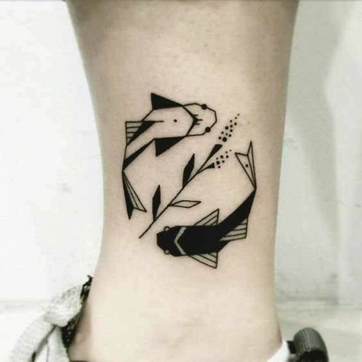 tattoo de peixinhos
