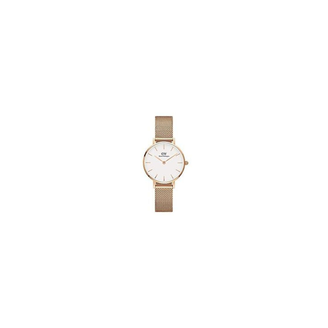 Moda Daniel Wellington Reloj Analógico para Mujer de Cuarzo con Correa en Acero