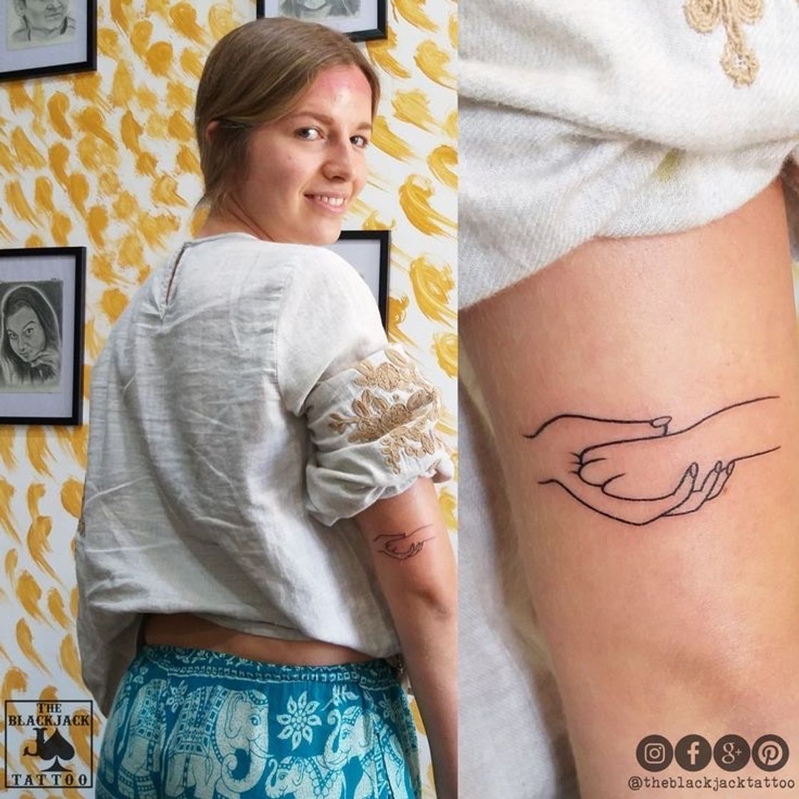 Moda tatuagem de homenagem 