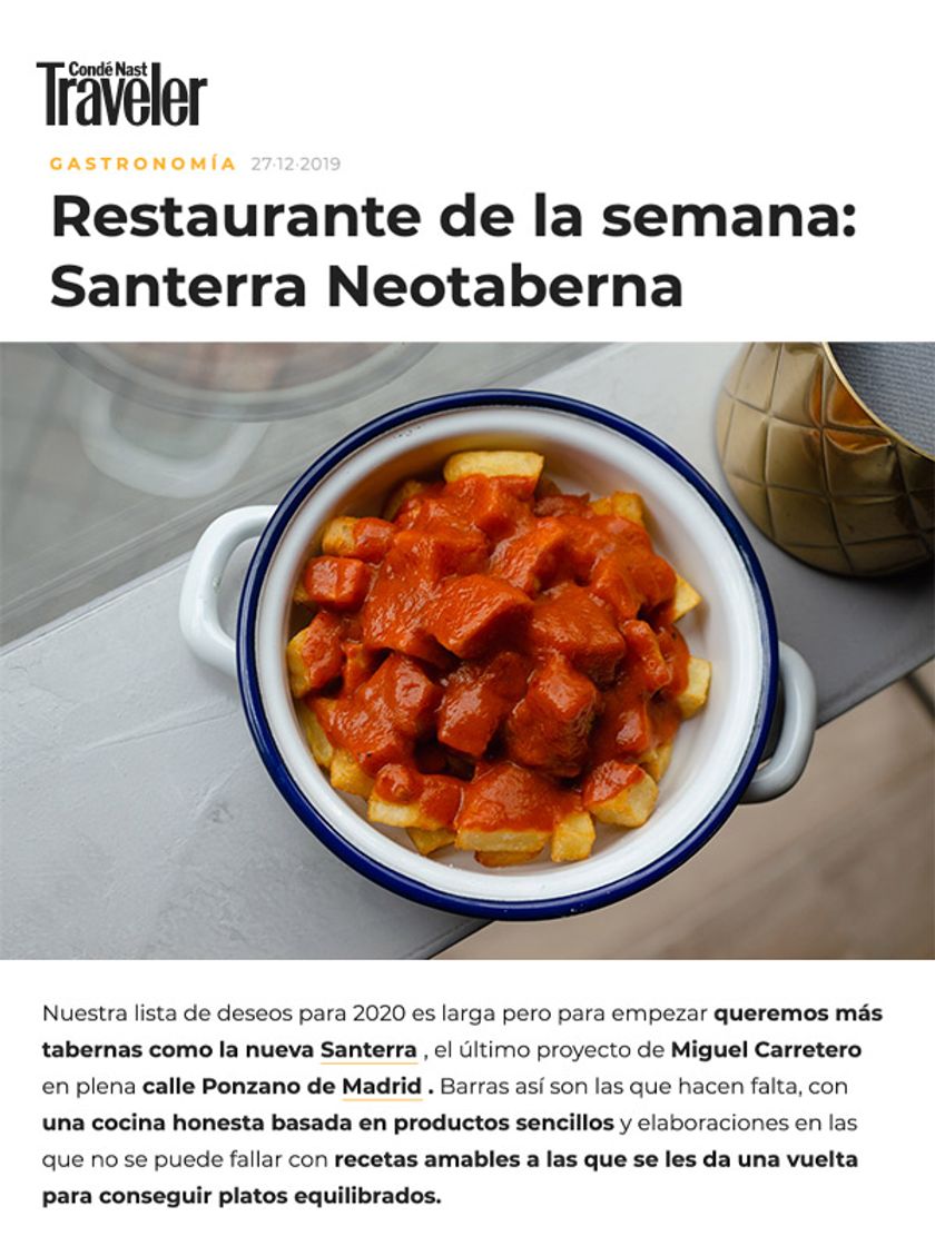 Restaurants Neotaberna de Santerra