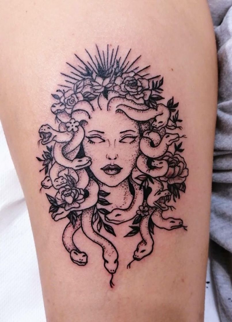 Moda tatuagem medusa