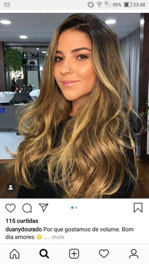 cabelo com luzes