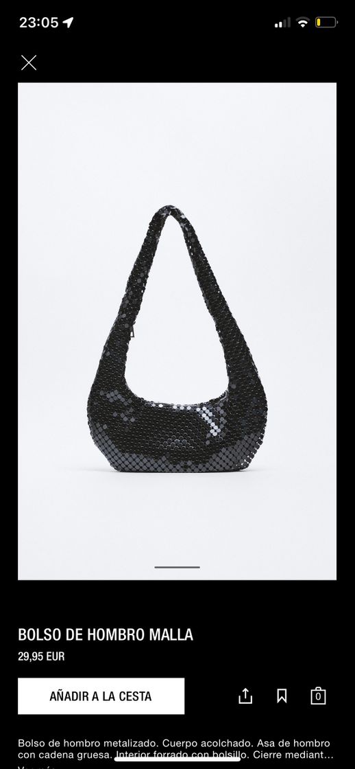 Fashion MESH SHOULDER BAG - Black