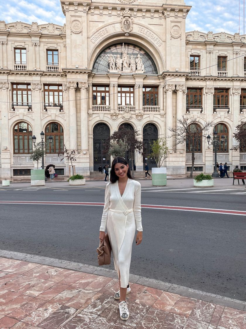 Vestido punto blanco