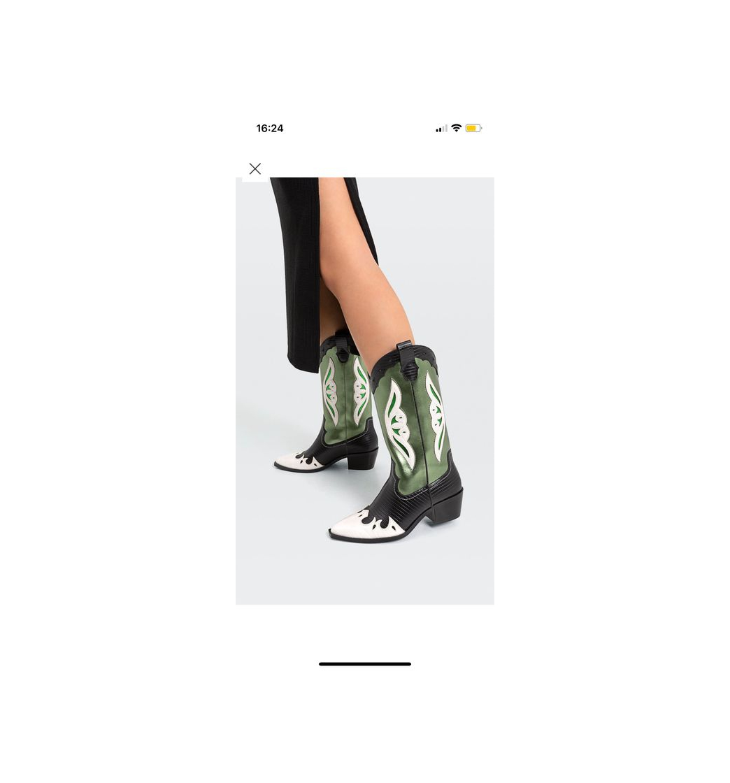 Botas cowboy Stradivarius 