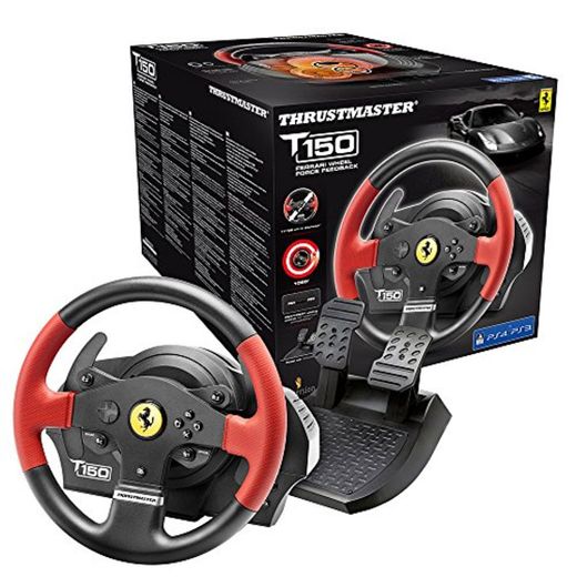 Thrustmaster T150 Ferrari Edition, Volante PS4