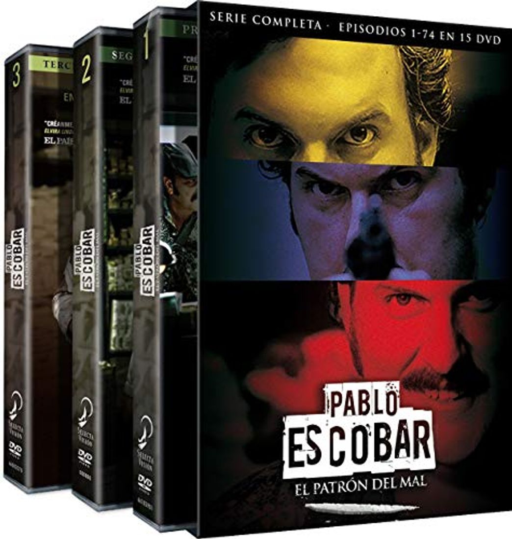 Libro PABLO ESCOBAR EL PATRON DEL MAL SERIE COMPLETA DVD