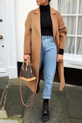 aesthetic trench coat outfit 