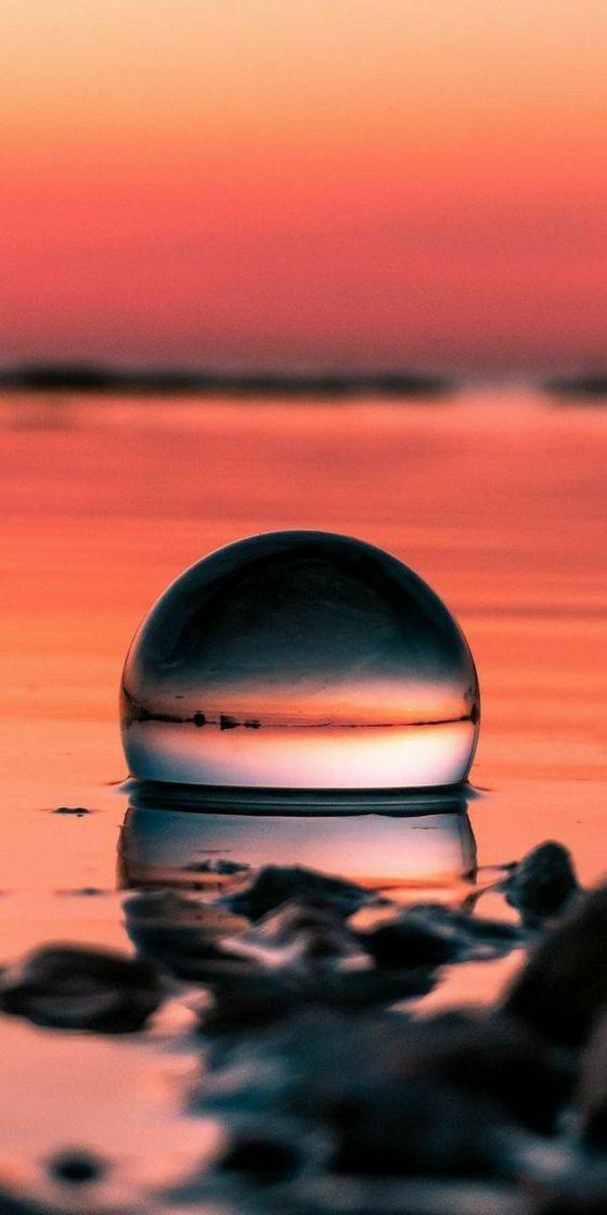 Fashion Crystal ball,sunset ,reflections