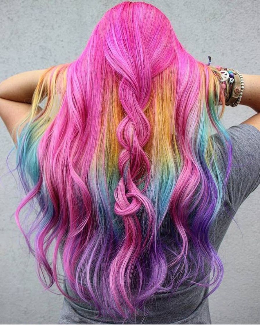 Moda Colorful hair