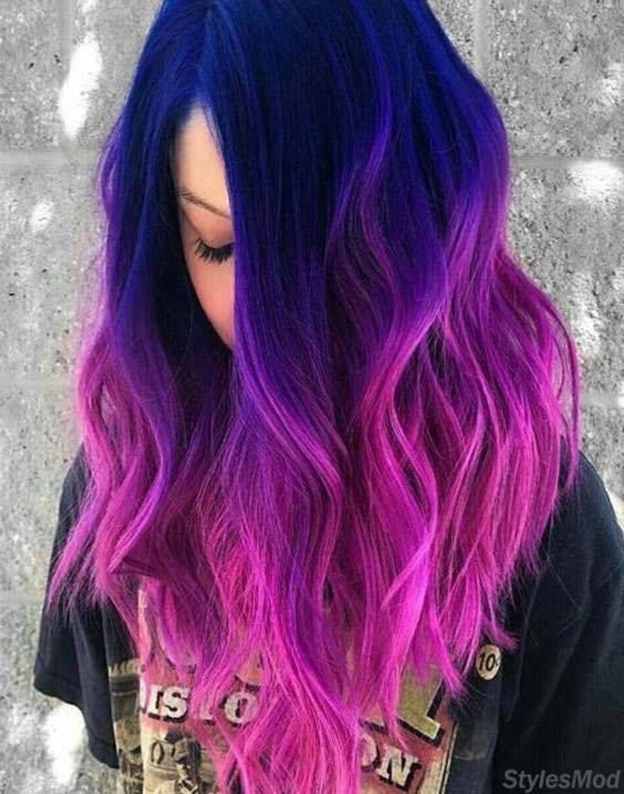 Moda Colorful hair