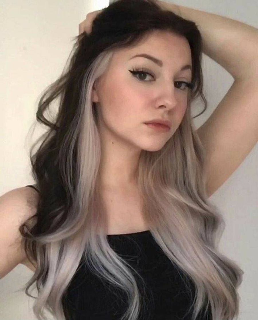 Moda Cabelo grunge platinado