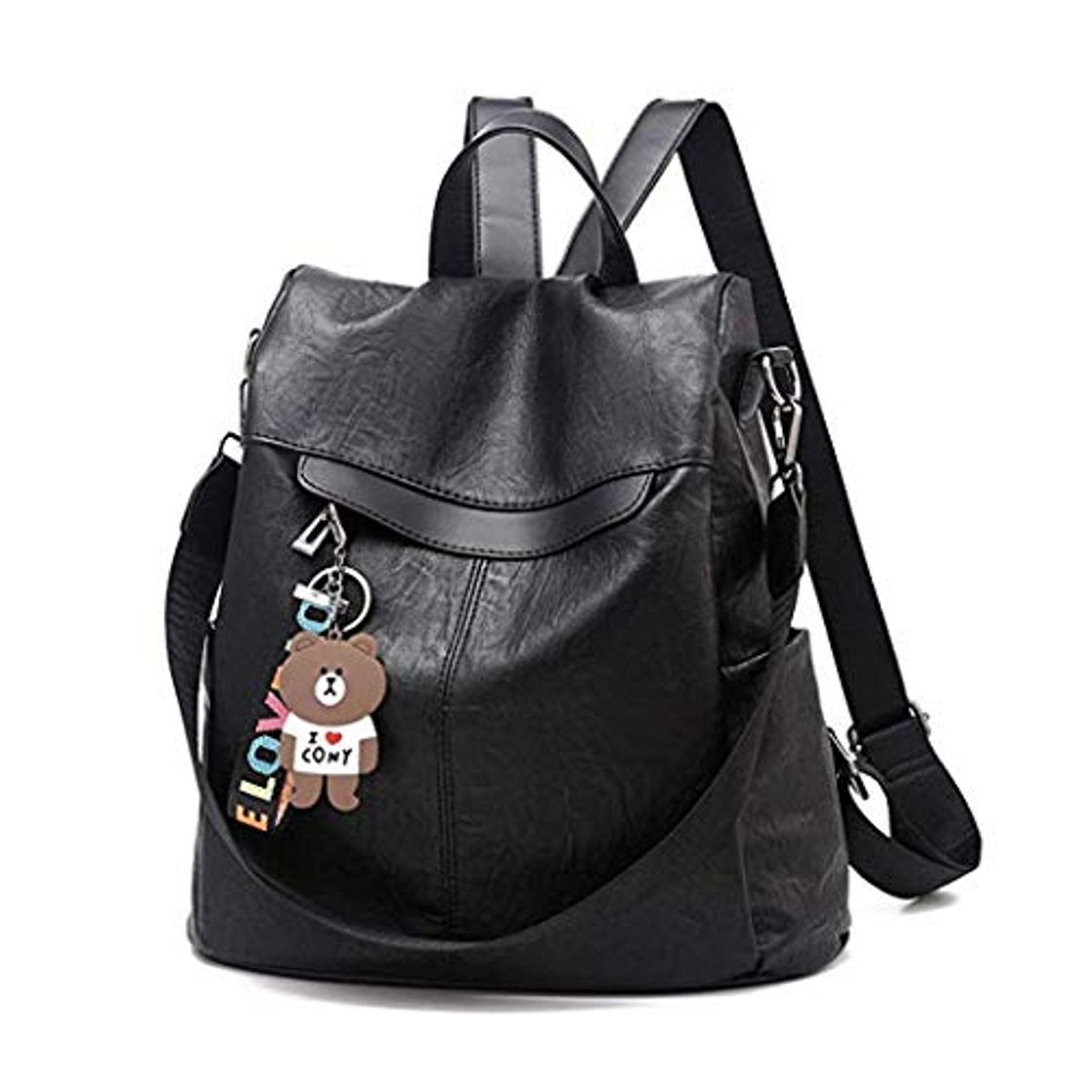 Moda shepretty Mochila Cuero antirrobo para Mujer